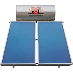 SOL-Violaris Ηλιακός Θερμοσίφωνας 300lt 5m² Glass/Inox Διπλής Ενέργειας