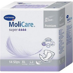 Hartmann MoliCare Super Air Active Premium XLarge Πάνες Ακράτειας 4 Σταγόνες 14τμχ