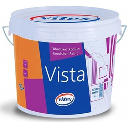 Vitex Vista Πλαστικό Χρώμα Εσωτερικού Χώρου Λευκό 9lt