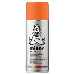 Minos Σπρέι Βαφής RAL2004 Πορτοκαλί Gloss 400ml