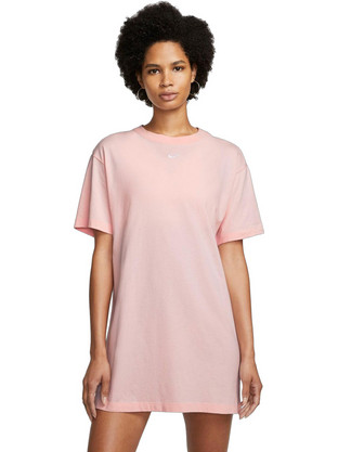 Nike Sportswear Essential Mini Καλοκαιρινό Αθλητικό Φόρεμα Ροζ CJ2242-610