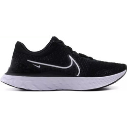 Nike React Infinity Run Flyknit 3 Ανδρικά Αθλητικά Παπούτσια για Τρέξιμο Μαύρα DH5392-001