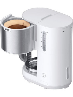 Braun KF 1500 WH Καφετιέρα Φίλτρου 1000W White