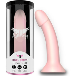 Mythology Rune Candy M Ρεαλιστικό Dildo με Βεντούζα 17cm Ροζ