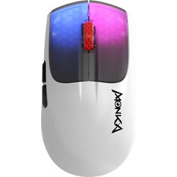 Marvo G966W Monka Vero Ασύρματο Gaming Ποντίκι RGB 10000 DPI White