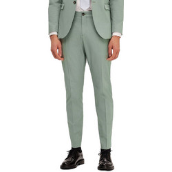 Selected Ανδρικό Παντελόνι Κουστουμιού Joggers Ελαστικό Slim Εφαρμογή Πράσινο Mint 16088564