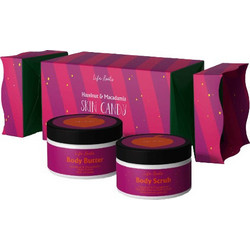 Life Roots Skin Candy Hazelnut & Macadamia Body Scrub 250ml + Body Butter 250ml