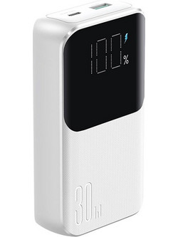 Joyroom Mini JR-PBC06 Power Bank 10000mAh 30W με 2 Θύρες USB-A & Θύρα USB-C White