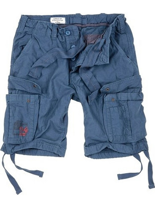 Surplus Airborne Vintage Ανδρικό Σορτς Cargo Μπλε 005801