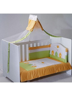 BC Little Houses Σετ Κούνιας Green/Orange 3τμχ