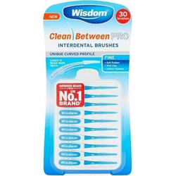 Wisdom Clean Between Fine Μεσοδόντια Βουρτσάκια Μπλε 30τμχ
