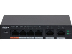 Dahua S4100-4GT2GT-60-C Managed L2 Switch με 4 Θύρες Ethernet 1Gbps και 2 SFP Θύρες