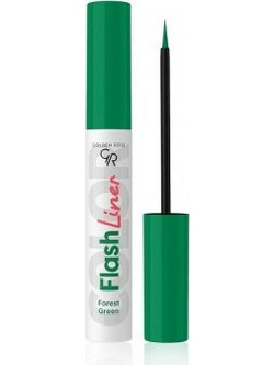 Golden Rose Flash Liner 102 Forest Green Colored Πινέλο Eyeliner