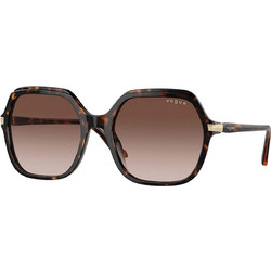 Vogue VO5561S W65613 Γυναικεία Γυαλιά Ηλίου Πολυγωνικά Κοκάλινα Ταρταρούγα με Καφέ Degradee Φακό