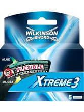 Wilkinson Sword Xtreme 3 Ανταλλακτικά Ξυραφάκια με 3 Λεπίδες & Λιπαντική Ταινία 5τμχ
