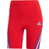 Adidas Future Icons 3-Stripes Γυναικείο Κολάν Ποδηλατικό Ψηλόμεσο Βαμβακερό Κόκκινο IR9133