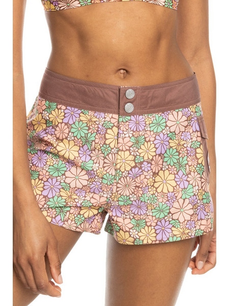Roxy Bikini Boxer Floral Πολύχρωμο ERJBS03277-CQR7