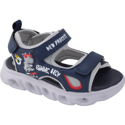 Oscal Παιδικά Πέδιλα για Αγόρι με Φωτάκια Navy Μπλε 14057