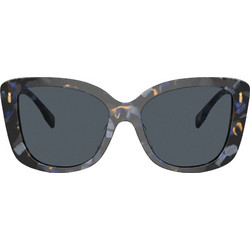 Tory Burch TB7198U 195787 Γυναικεία Γυαλιά Ηλίου Πεταλούδα Κοκάλινα Μαύρα με Μαύρο Polarized Φακό