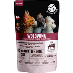 Pet Republic Steril Beef 100gr