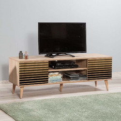 Megapap Έπιπλο Τηλεόρασης Ξύλινο Sonoma Μ140xΠ40xΥ50cm Soho GP052-0002,2