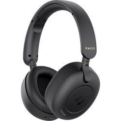 Havit H655BT Ενσύρματα & Ασύρματα Bluetooth Ακουστικά Over Ear με Noise Cancelling Μαύρα