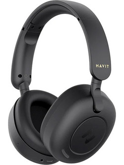 Havit H655BT Ενσύρματα & Ασύρματα Bluetooth Ακουστικά Over Ear με Noise Cancelling Μαύρα