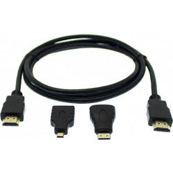 Καλώδιο HDMI 1.4 HDMI Male to HDMI Male 1.5m Black YWX-3X1
