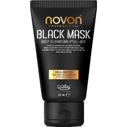 Novon Professional Κρεμώδης Μαύρη Μάσκα Προσώπου για Καθαρισμό με Άνθρακα 150ml