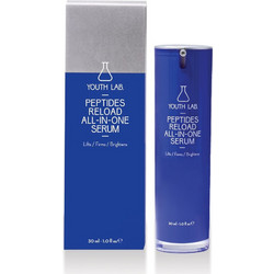 Youth Lab Peptides Reload All-in-One Αντιγηραντικό Serum Προσώπου για Λάμψη με Κολλαγόνο 30ml