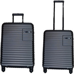 Rain RB8071 Σετ Βαλίτσες 2τμχ Καμπίνας & Μεσαία Ανθρακί