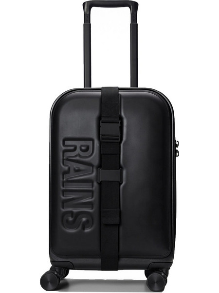 Rains Texel 14190-01 Βαλίτσα Καμπίνας 56x33x25cm με 4 Ρόδες Μαύρη
