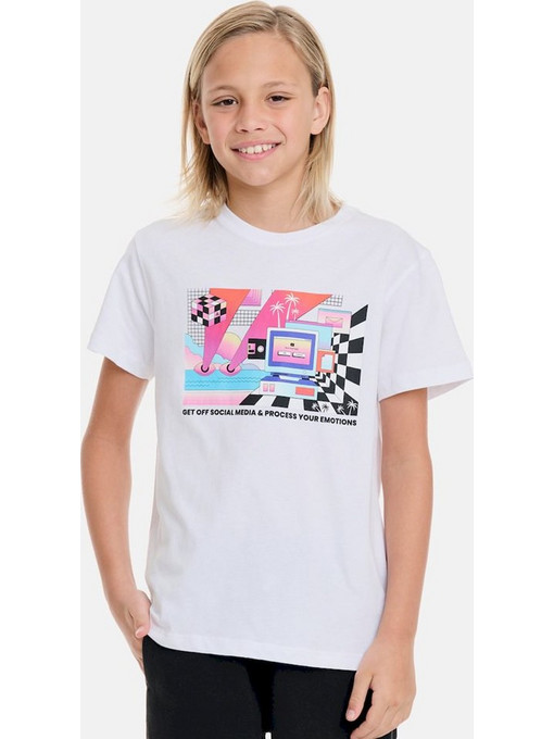 Firefly Παιδικό T-Shirt Κοντομάνικο Λευκό FBT24208-0001