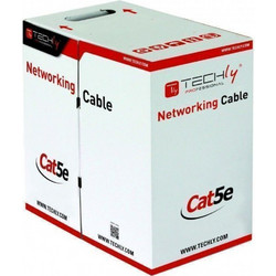 Techly F/UTP Cat.5e Καλώδιο Δικτύου Ethernet 305m Black ITP8-RIS-0305LO
