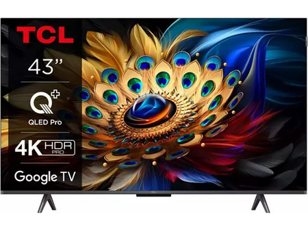 TCL 43C61B Smart Τηλεόραση 43" 4K UHD QLED HDR (2024)