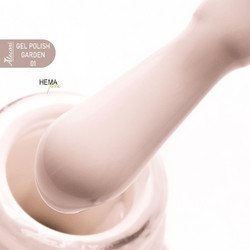 Alezori Garden Hema Free 01 Ημιμόνιμο Βερνίκι Νυχιών 15ml