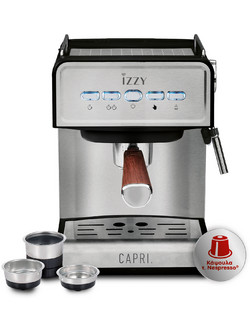 Izzy Capri IZ-6013 Αυτόματη Μηχανή Espresso 1000W 20bar