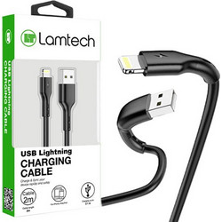 Lamtech USB-A to Lightning Cable 2m Black LAM444526