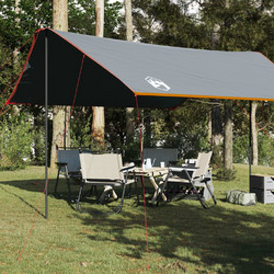vidaXL Σκίαστρο Παραλίας Γκρι 460x305x210cm 94687
