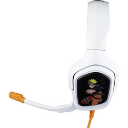 Konix Naruto Gaming Headset Over Ear White Black Orange