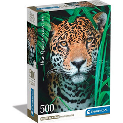 Puzzle Clementoni Compact Box High Quality Collection Τίγρης Στη Ζούγκλα 500 Κομμάτια