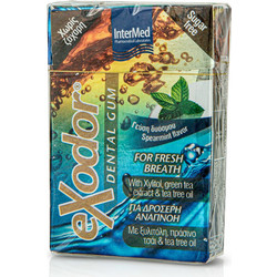 InterMed Exodor Τσίχλες για Δροσερή Αναπνοή 21gr