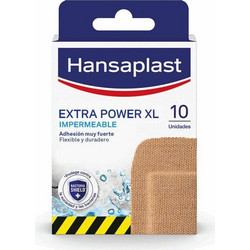 Hansaplast Extra Power XL Αυτοκόλλητα Επιθέματα 10τμχ