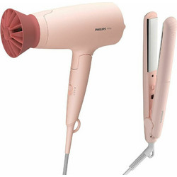 Philips BHP39800 Σετ Πιστολάκι + Πρέσα Μαλλιών