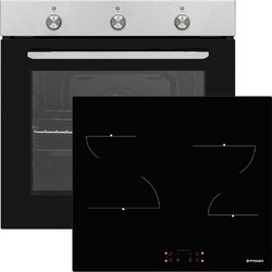 Pyramis Φούρνος Ηλεκτρικός Άνω Πάγκου 78lt 59.5cm PO78021008PIX με Κεραμικές Εστίες PHC61410FMB