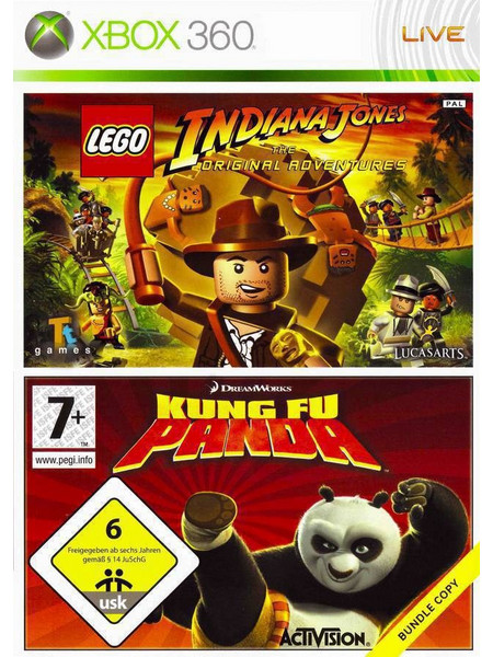 Lego Indiana Jones The Original Adventures & Kung Fu Panda Xbox 360
