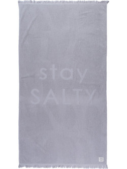 Nef-Nef Stay Salty Πετσέτα Θαλάσσης Γκρι 90x170cm