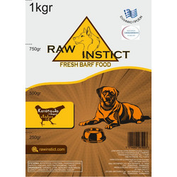 Raw Instict Κοτόπουλο Πλήρες 1kg