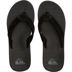 Quiksilver Carver Suede Core Ανδρικές Σαγιονάρες Μαύρες AQYL101323-KVJ1