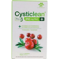 Vita Green Cysticlean Pro-B 240mg Προβιοτικά 15 Κάψουλες